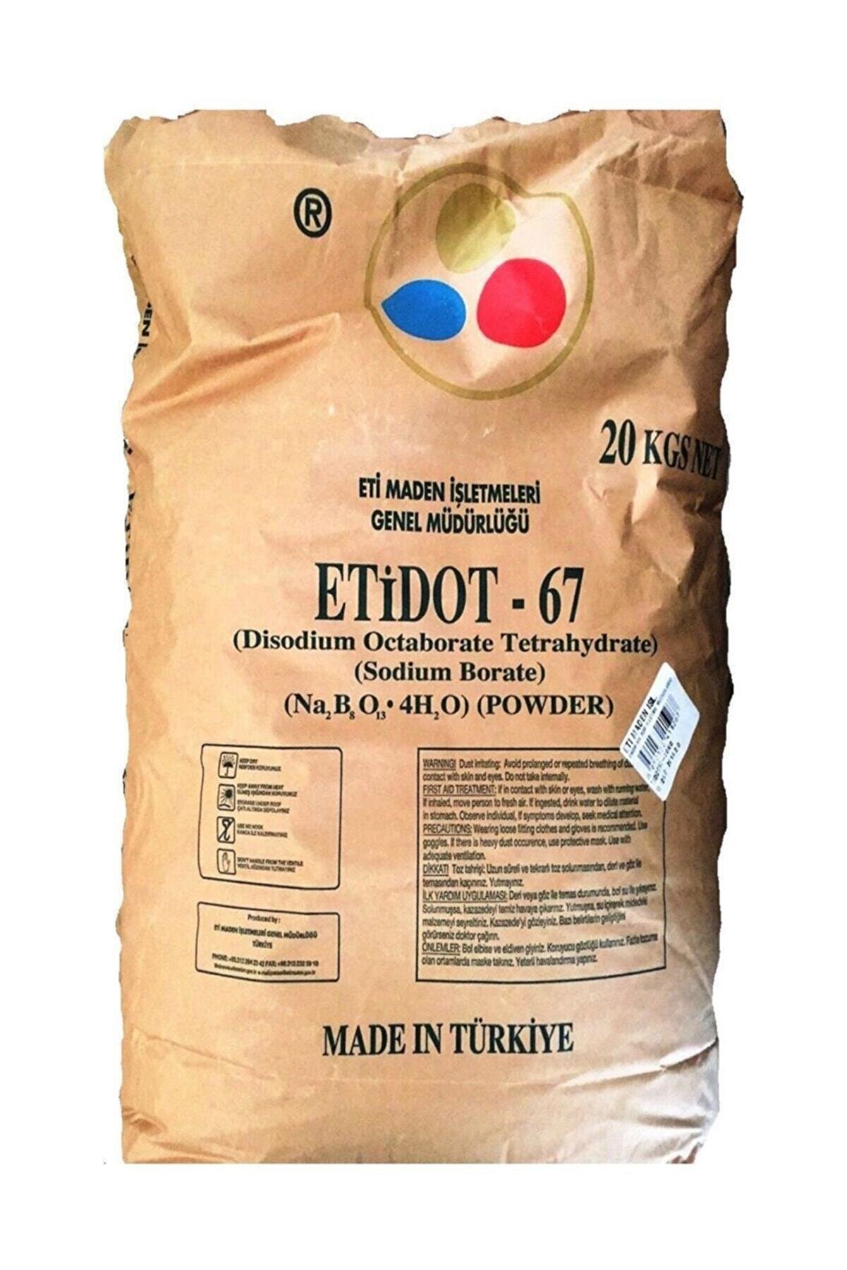 Bor Etidot 67 Etibank 20KG Zirai Bor